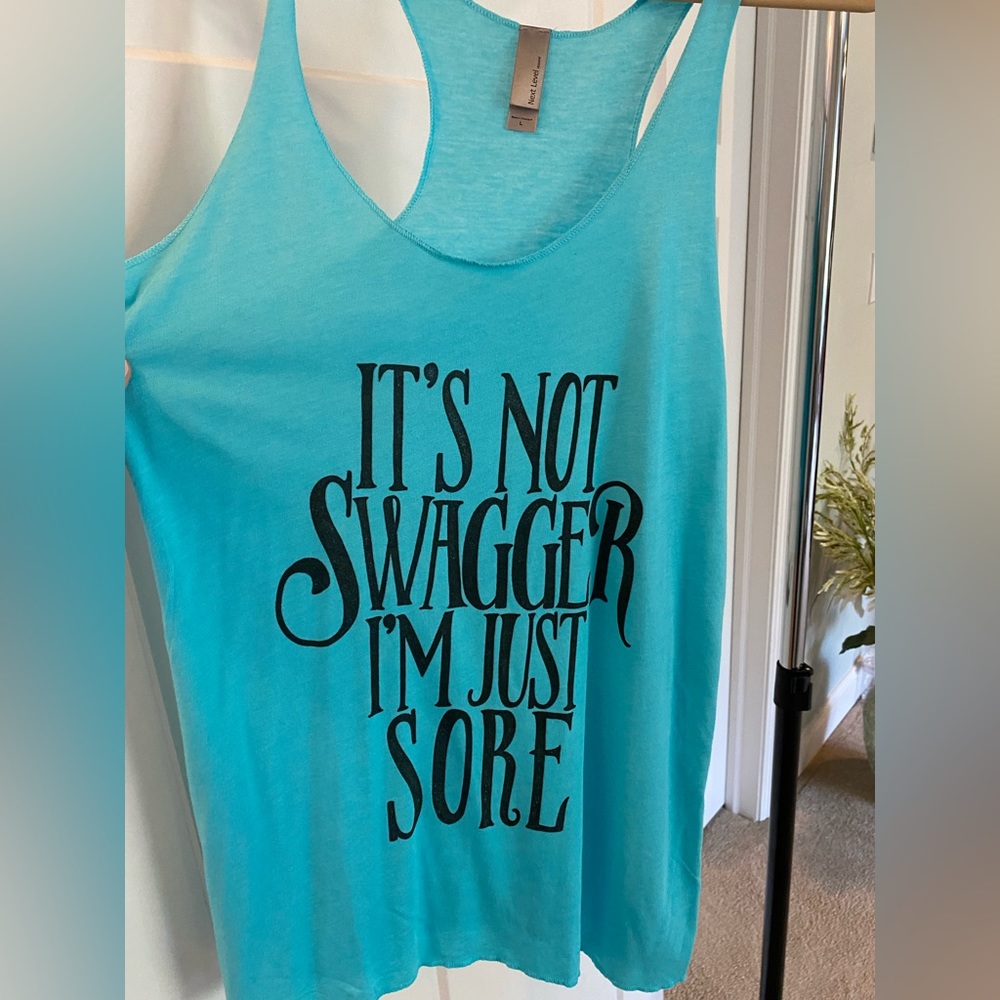 Womens Funny Tank Top. Size Large